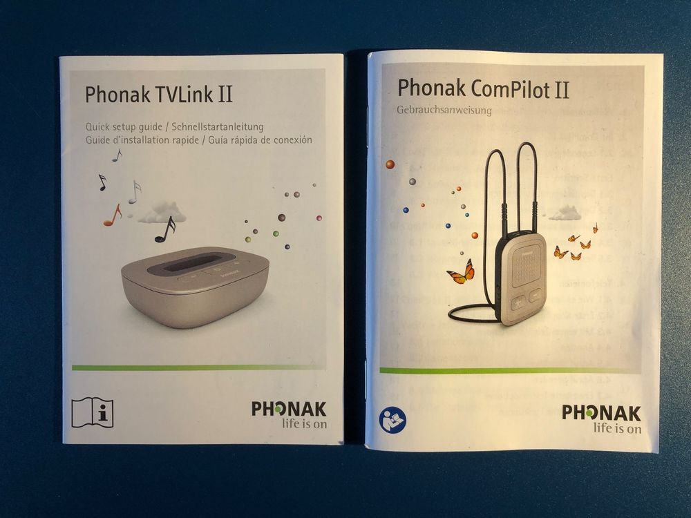 Phonak Compilot Ii Und Tvlink – Phonak Tvlink Ii Anleitung – BDNE