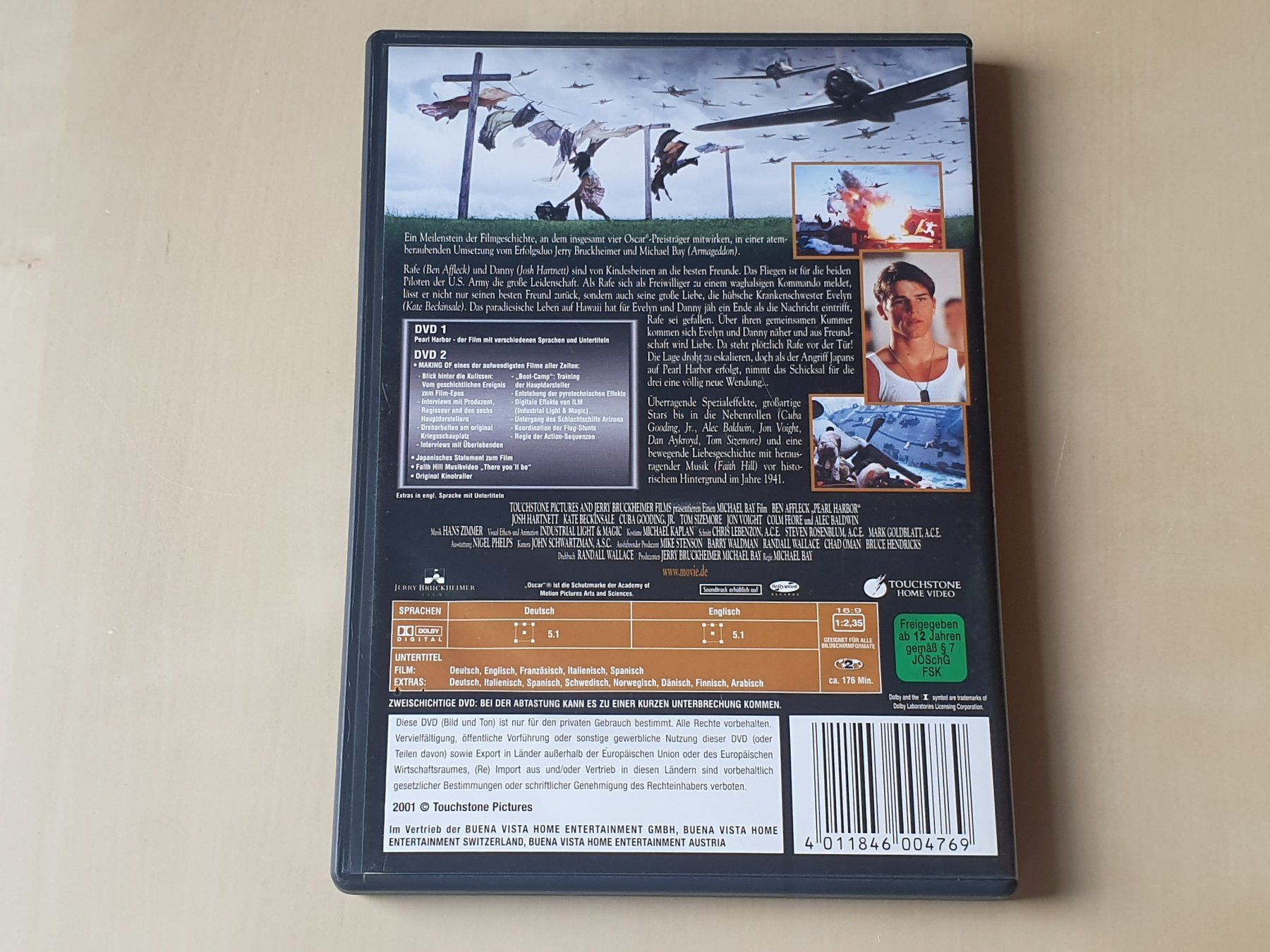 Tutti i DVDs: Pearl Harbor 2 DVD's – Usato da Stansstad venduto da collectorsshop 1