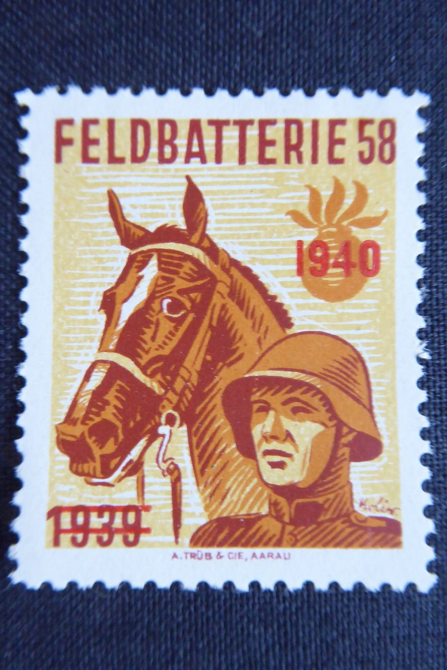 Tutti i francobolli: (m312) Artillerie Wit  268/1 ** – Usato da Basel venduto da scholle50