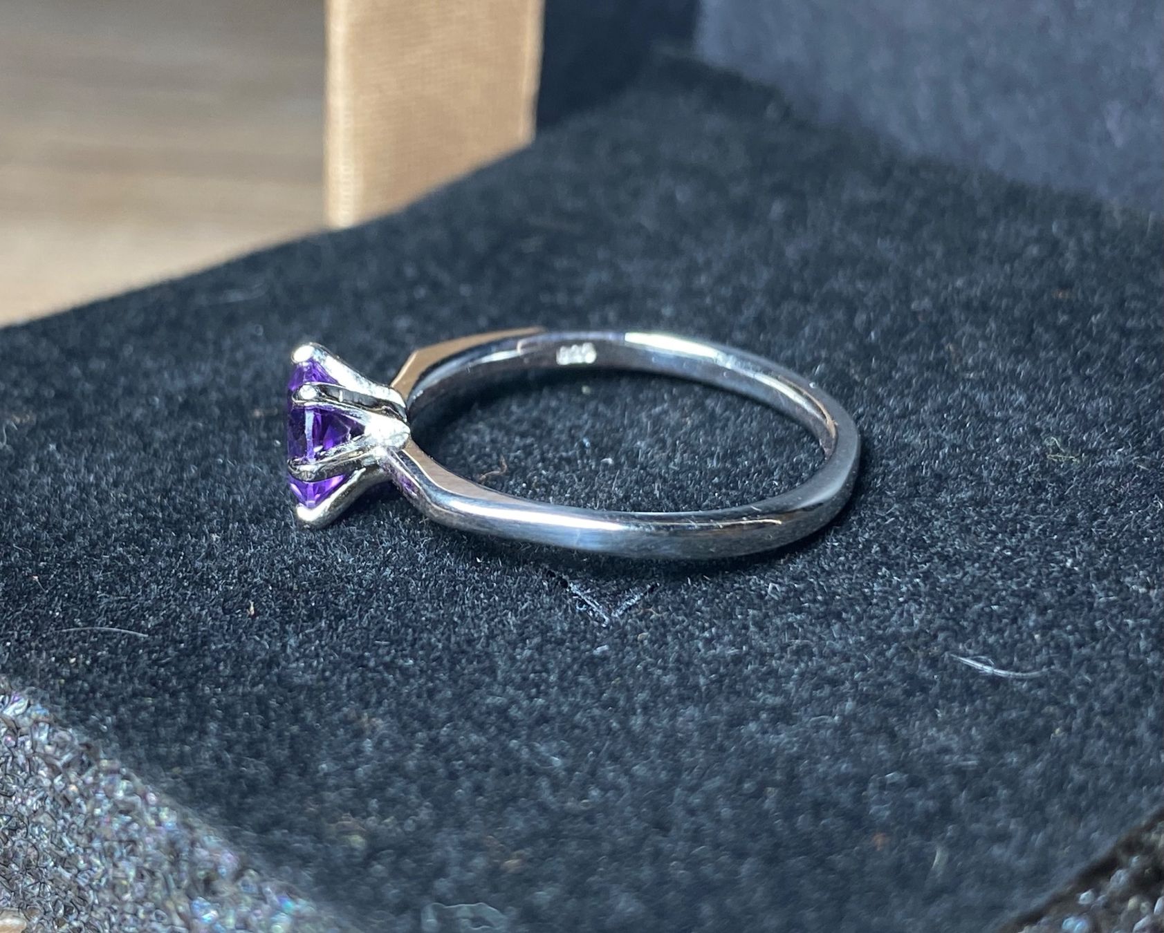 Ringe: Amethyst Ring Silber 925 vergoldet 💎✨ – Neu und originalverpackt aus Laax GR von Kiki-Kingdom2 4