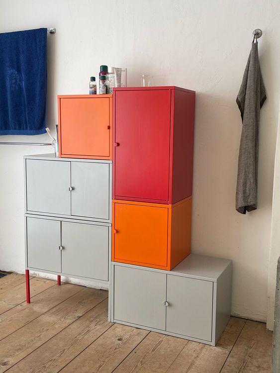 MetallschrankKombi (LIXHULTSerie von IKEA) Kaufen auf Ricardo