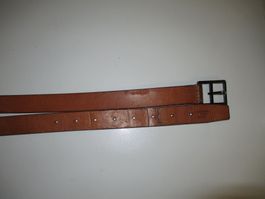 Armee Ledergurt Militär Gürtel : 110cm