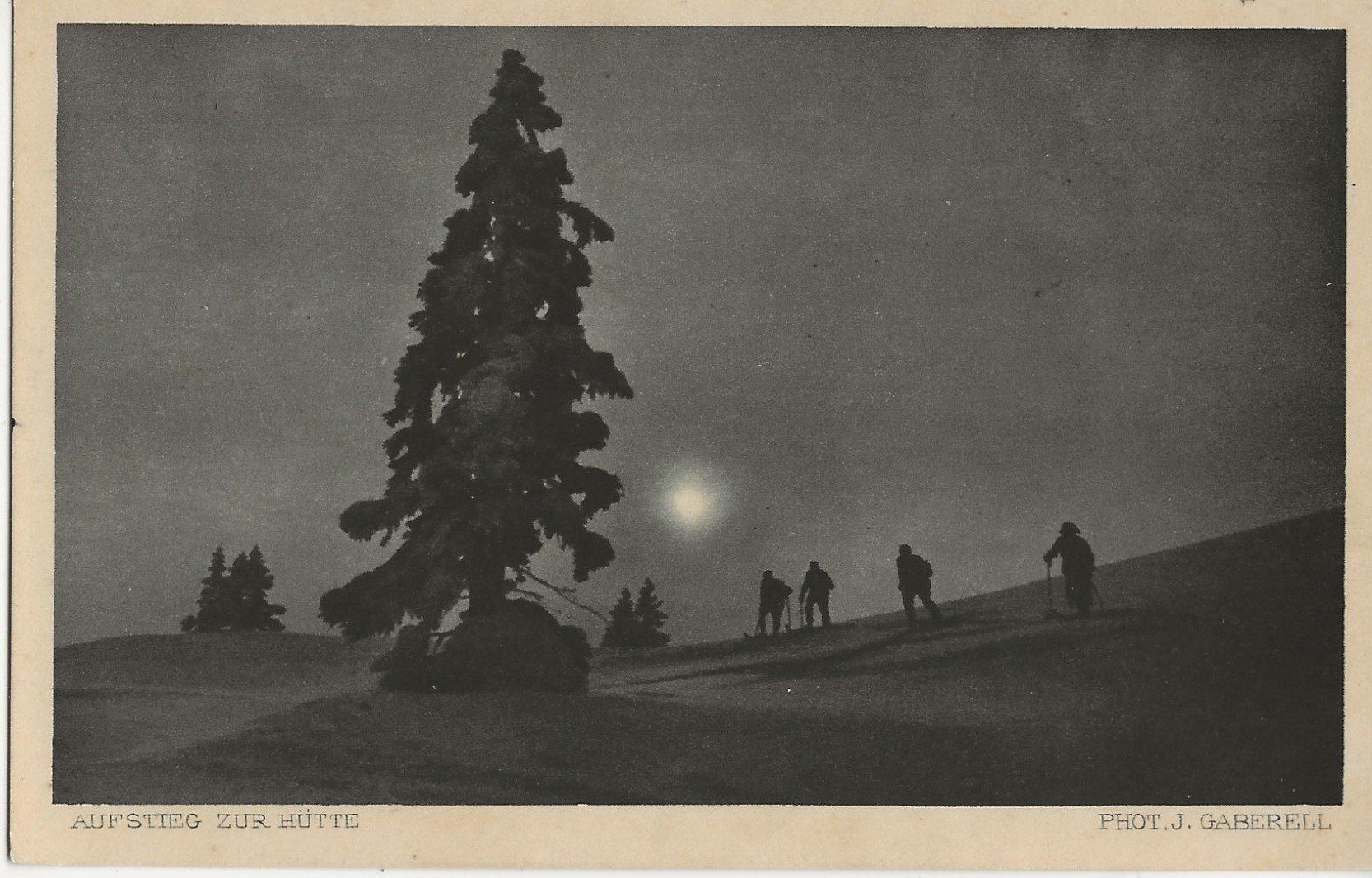 Cartoline postali: Vintage Gaberell, Wintersport, Ski – Usato da Frauenfeld venduto da Merk52