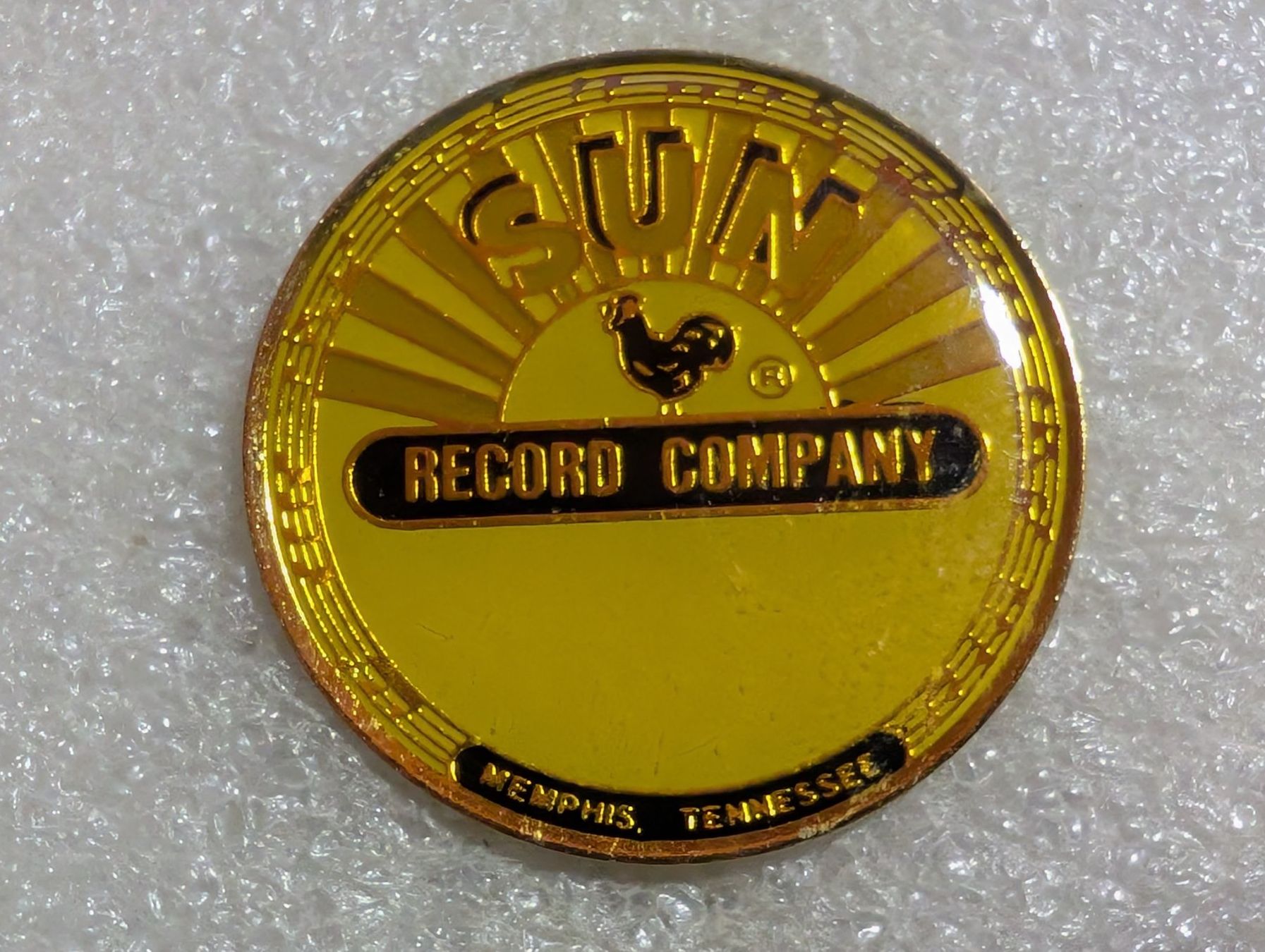 Placchette & Badge: Ansteckpin 215: Sun Record Company – Usato da Oppligen venduto da Pin-Fall-Shop