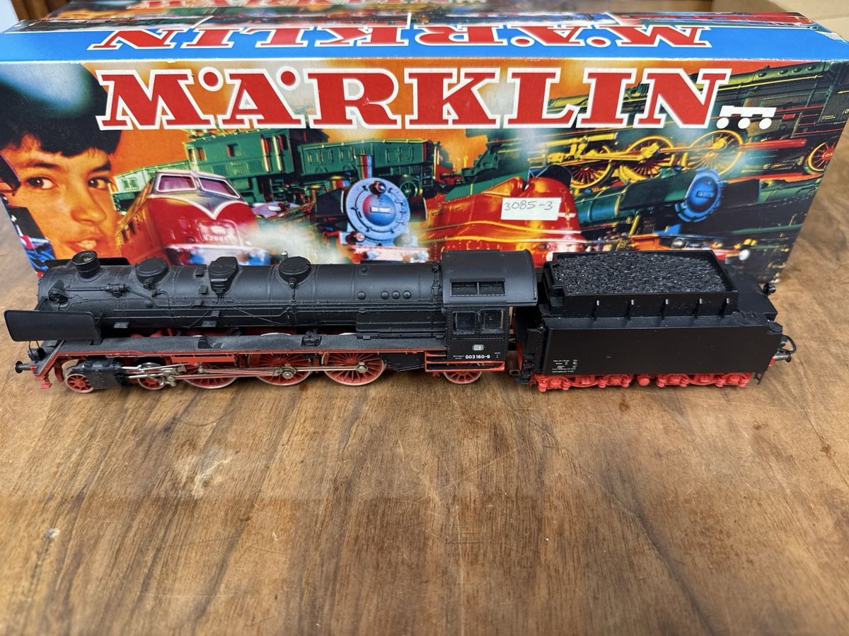 Märklin Modellini di ferrovie: Märklin Dampflokomotive 3085 DB – Usato da Berikon venduto da TopLok 1