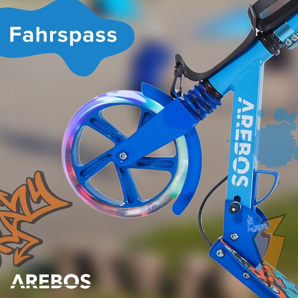 Kickboard: Arebos Tretroller - NEU Blau – Nuovo (secondo la descrizione) da Nebikon venduto da warendiscount 3