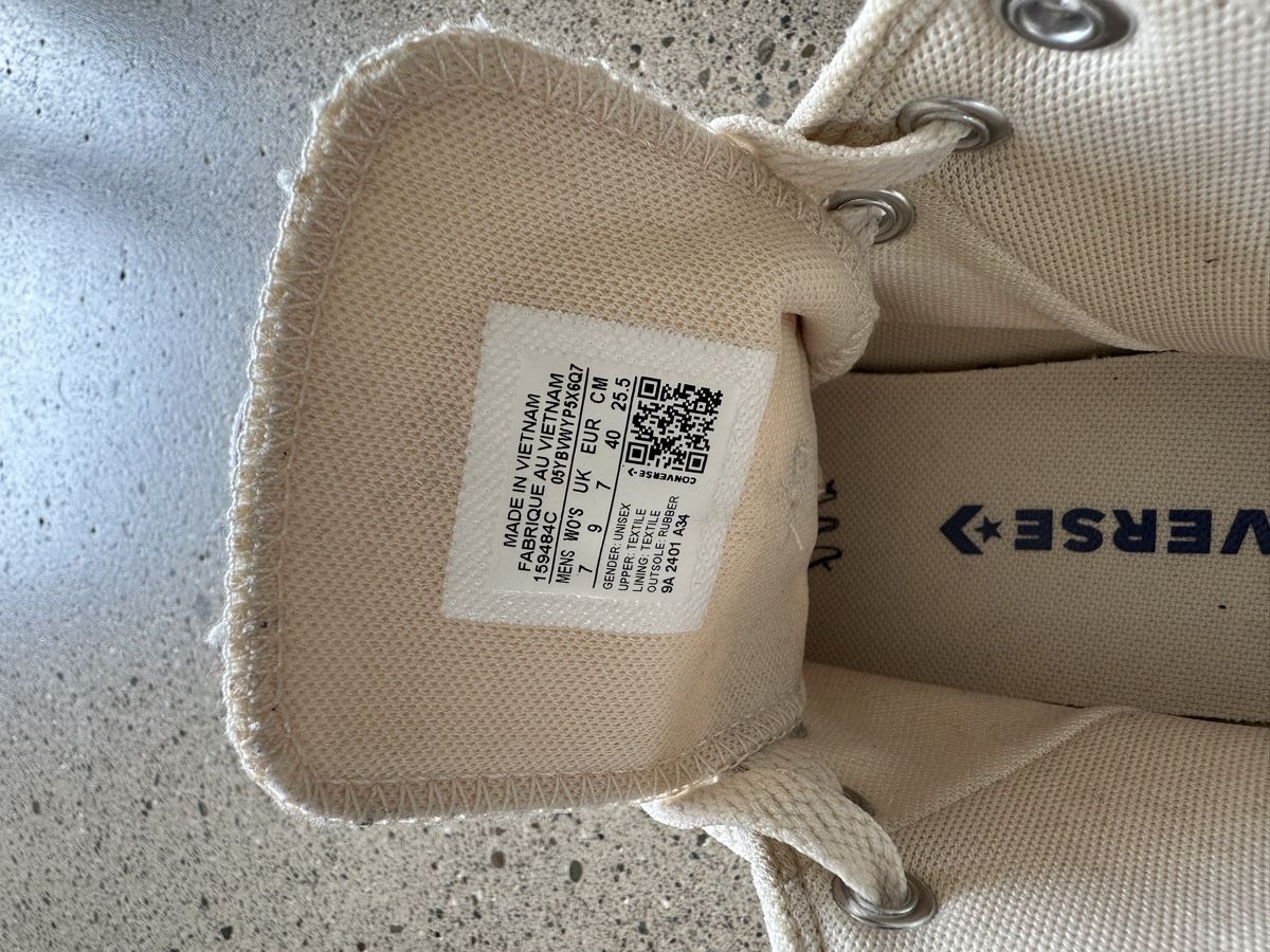 Converse Herrenschuhe: Chucks Converse 40 beige weiss  – Gebraucht aus Zürich von top_fj7h 4