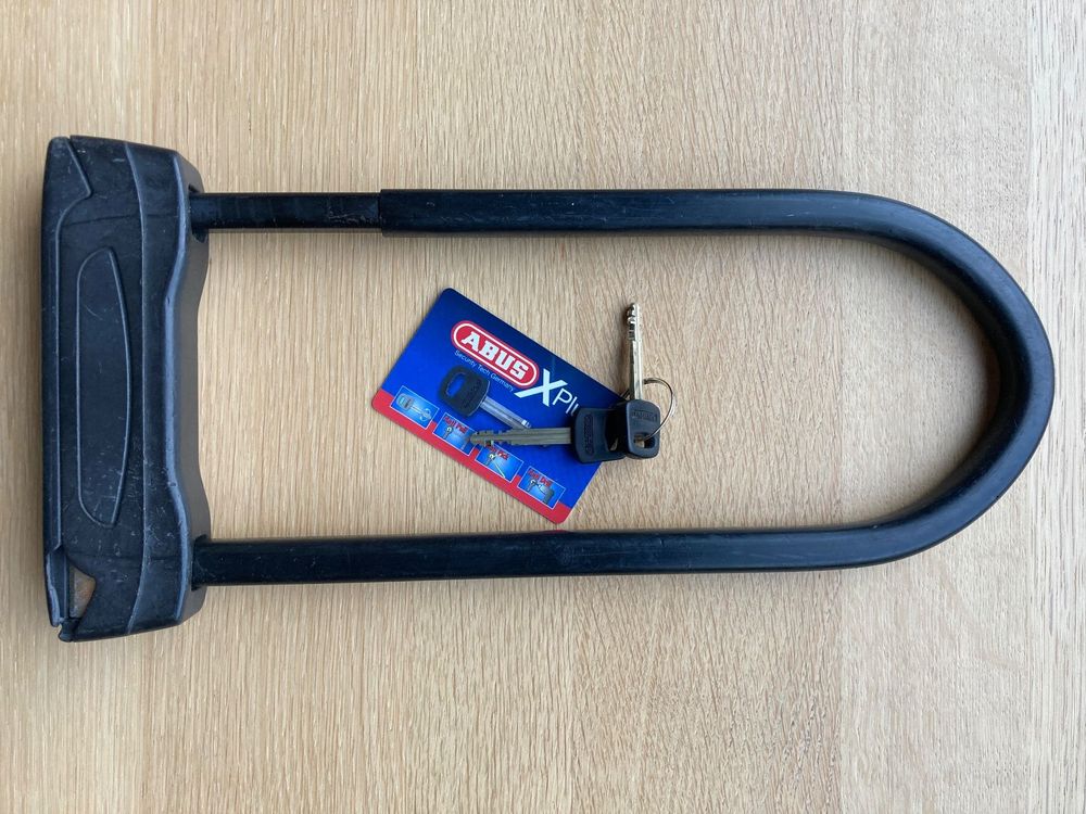ABUS Granit X-Plus 54 Mini – Robustes Bügelschloss Für Fahrräder, 13 Mm Bügel, Schwarz