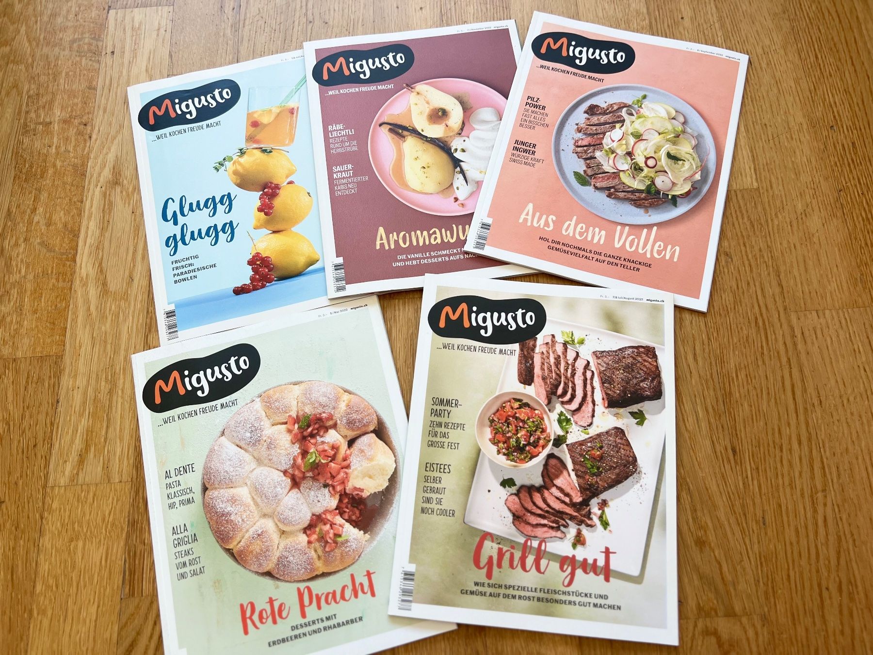 Libri: 5x Migusto Zeitschriften – Usato da Glattpark(Opfikon) venduto da ste_n99y