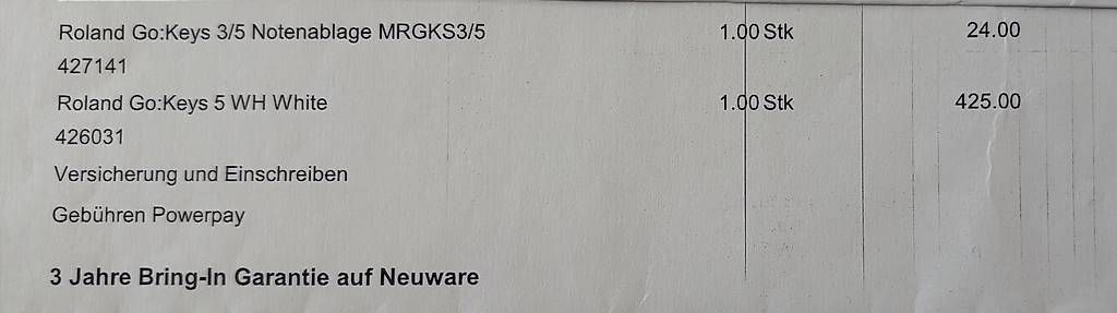 Roland Musikinstrumente: Roland Go:Keys 5 mit Notenständer – Neu (gemäss Beschreibung) aus Walliswil b.Wangen von Tline70 4