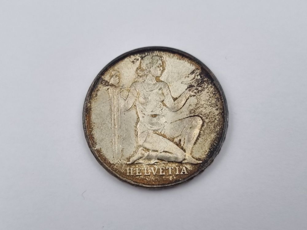 5 Franken Gedenkmünze 1936 Pro Patria Armis Tuenda Kaufen auf Ricardo