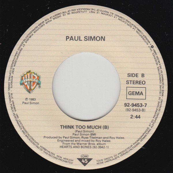 Dischi in vinile: Simon Paul: Allergies 7" – Usato da Steinhausen venduto da Vilivinili 1