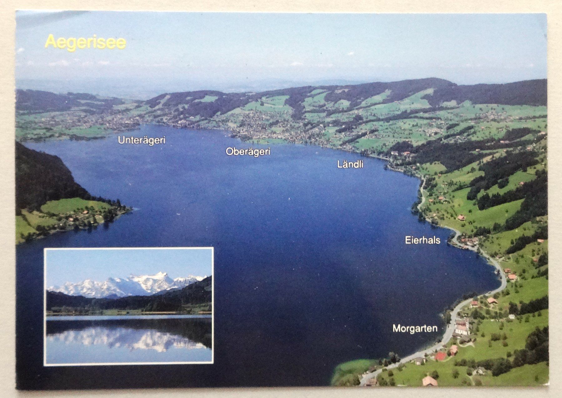 Ansichtskarten: Aegerisee (Kt. Zug) – Gebraucht aus Fétigny von Billy2miny