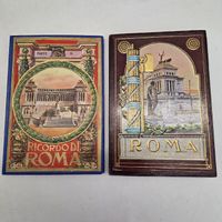 Ricordo di Roma, 2 Bände, Antike Souvenir-Bilder, Top!