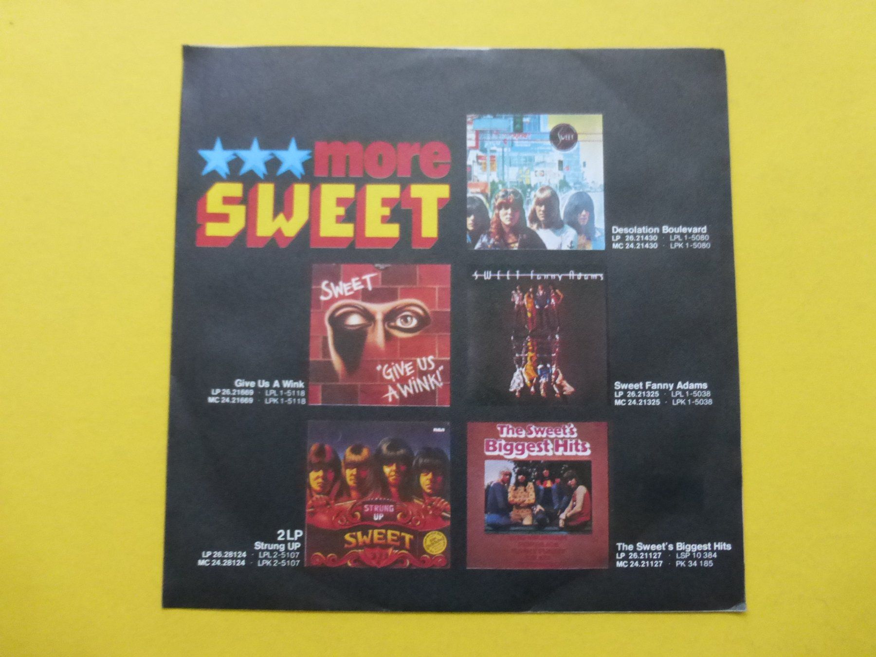 Schallplatten: Sweet – Lost Angels – Gebraucht aus Zürich von Swiss57 1