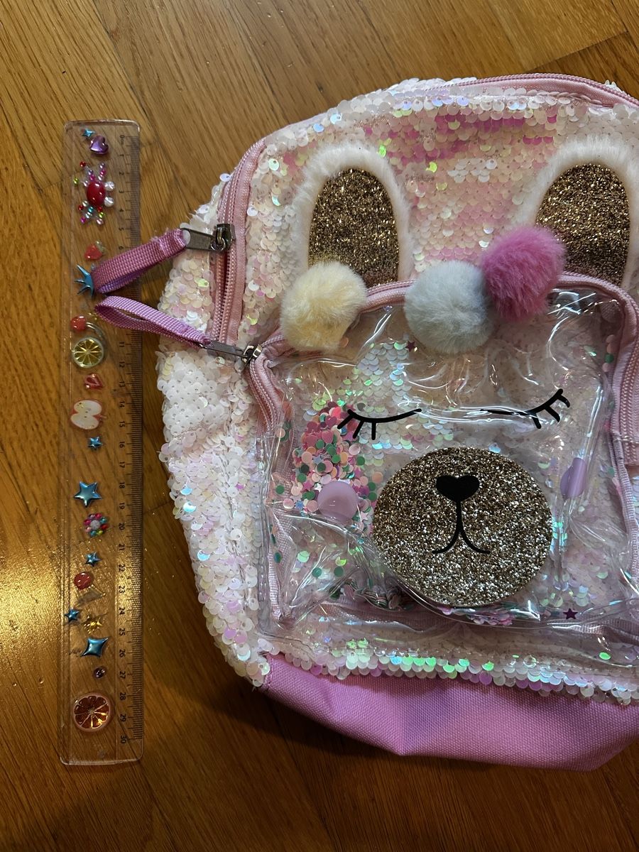 Kindertaschen: Kinderrucksack Pailletten Glitzer – Neu (gemäss Beschreibung) aus Zürich von Anba15 3