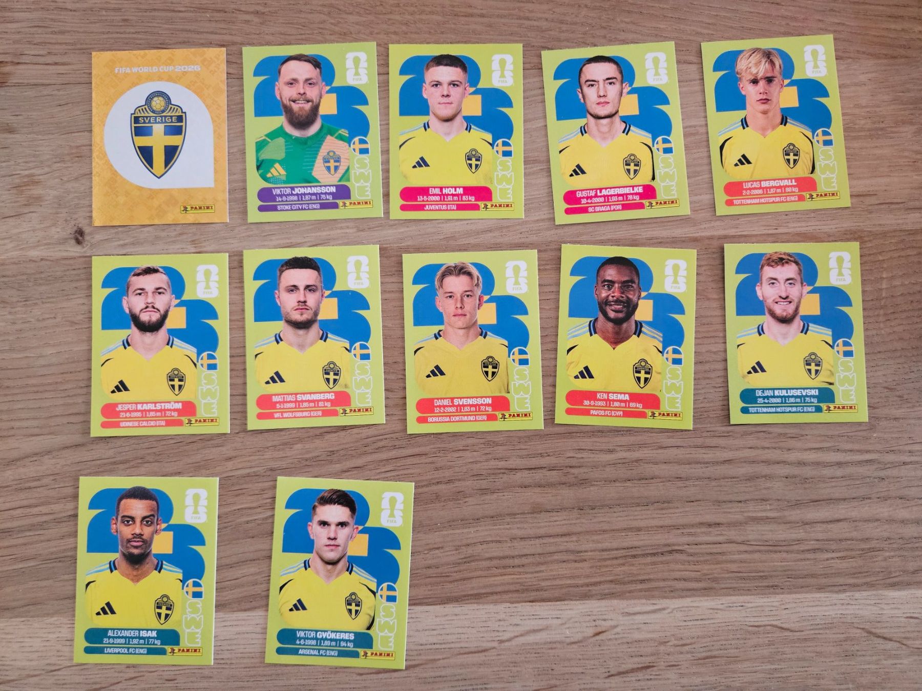 Panini Carte collezionabili: Panini WM 2026 SWE – Nuovo (secondo la descrizione) da Villars-sur-Glane venduto da Bolinot