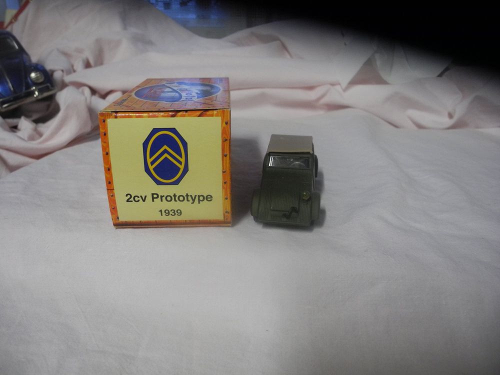Modèle Réduit Norev 1/43 - Citroën 2CV Prototype Terrasson 1939 - Gris - Sans Boîte