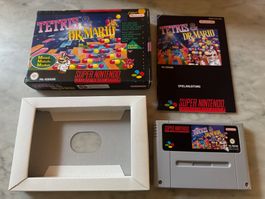 TETRIS UND DR MARIO SPIEL FÜR SUPERNINTENDO ORIGINALSCHACHTE