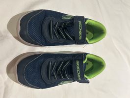 Scarpe sportive Skechers bimbo blu taglia 35 usate