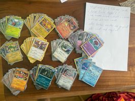 80 foil RARE Pokemon cards no double cards ! nm in sleeves !