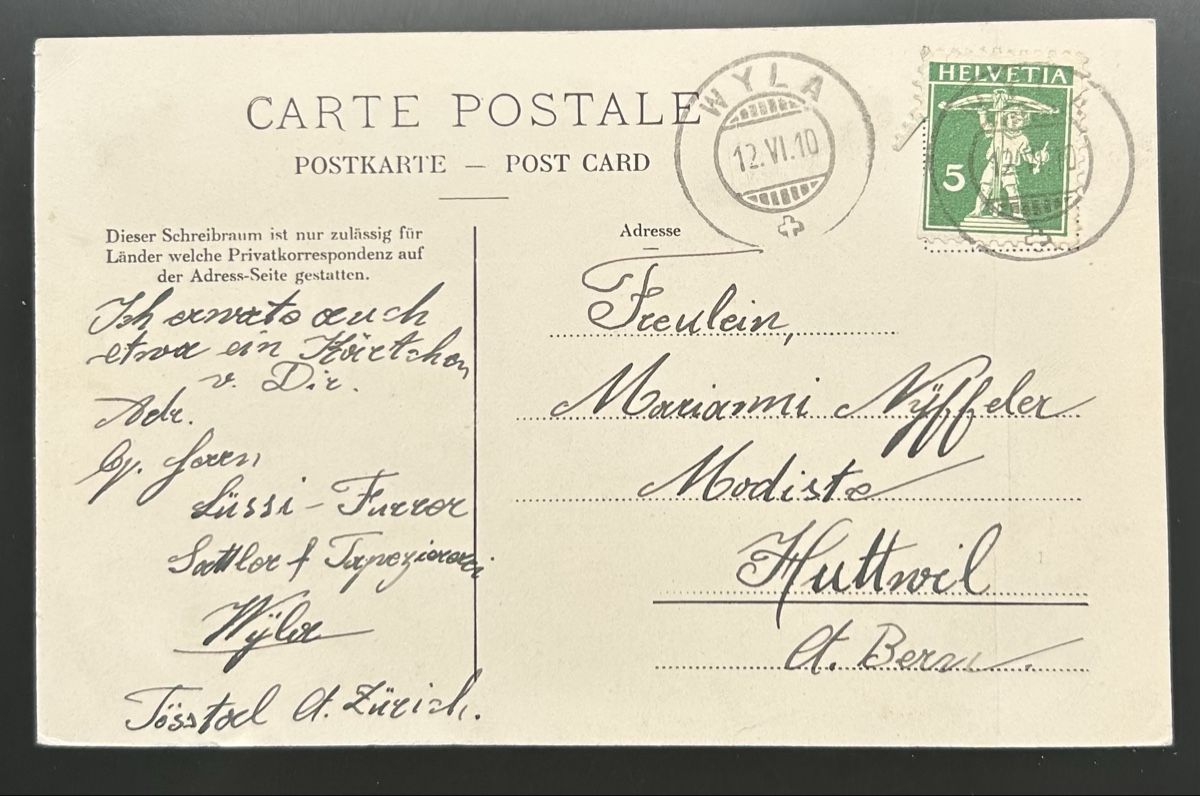Cartoline postali: Gruss aus Wyla Tôsstal – Usato da Horw venduto da Tellbub 1