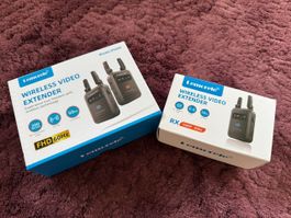 Video Funkstrecke LEMORELE 1x Sender 2x Empfänger HDMI