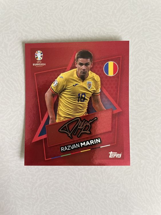 Topps Euro 2024 Razvan Marin signiert ROM SP | Kaufen auf Ricardo