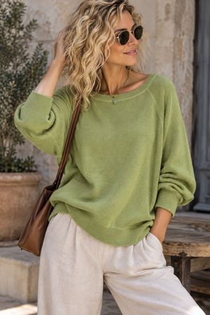 MEGA hübscher Pullover aus 100% Cotton JA JA WOMEN Gr.L-M