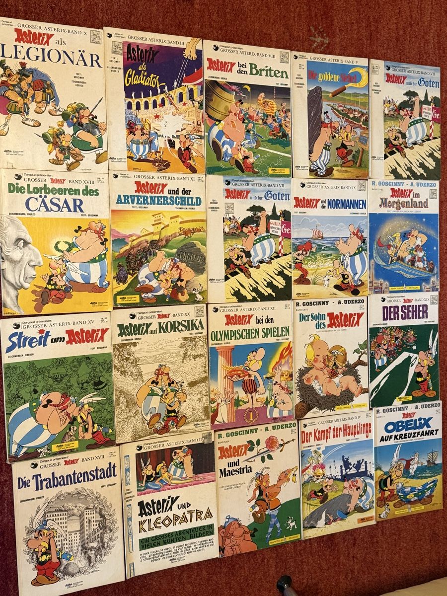 Fumetti: Asterix Comic Sammlung 20 Bände Grosser Asterix Hefte – Usato da Zürich venduto da Schubi001