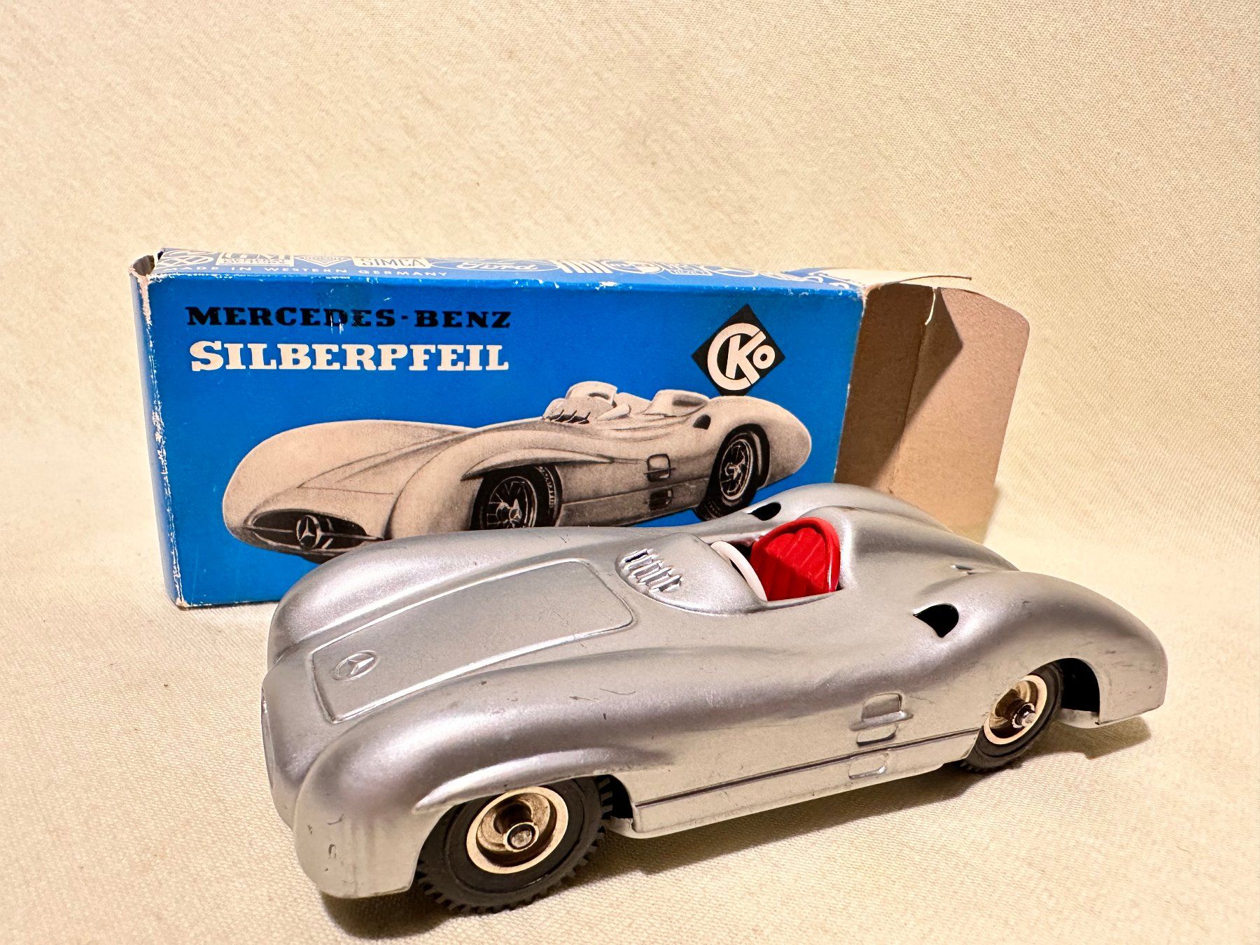 Mercedes-Benz Modellini d'auto: Mercedes Benz Silberpfeil Grand Prix  , Fa. CKO Kellermann – Usato da Seuzach venduto da Jage