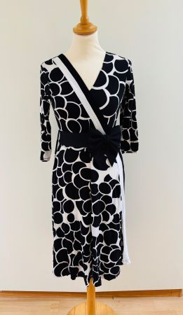 Maren Gilzer - Kleid - schwarz / weiss - Grösse 36