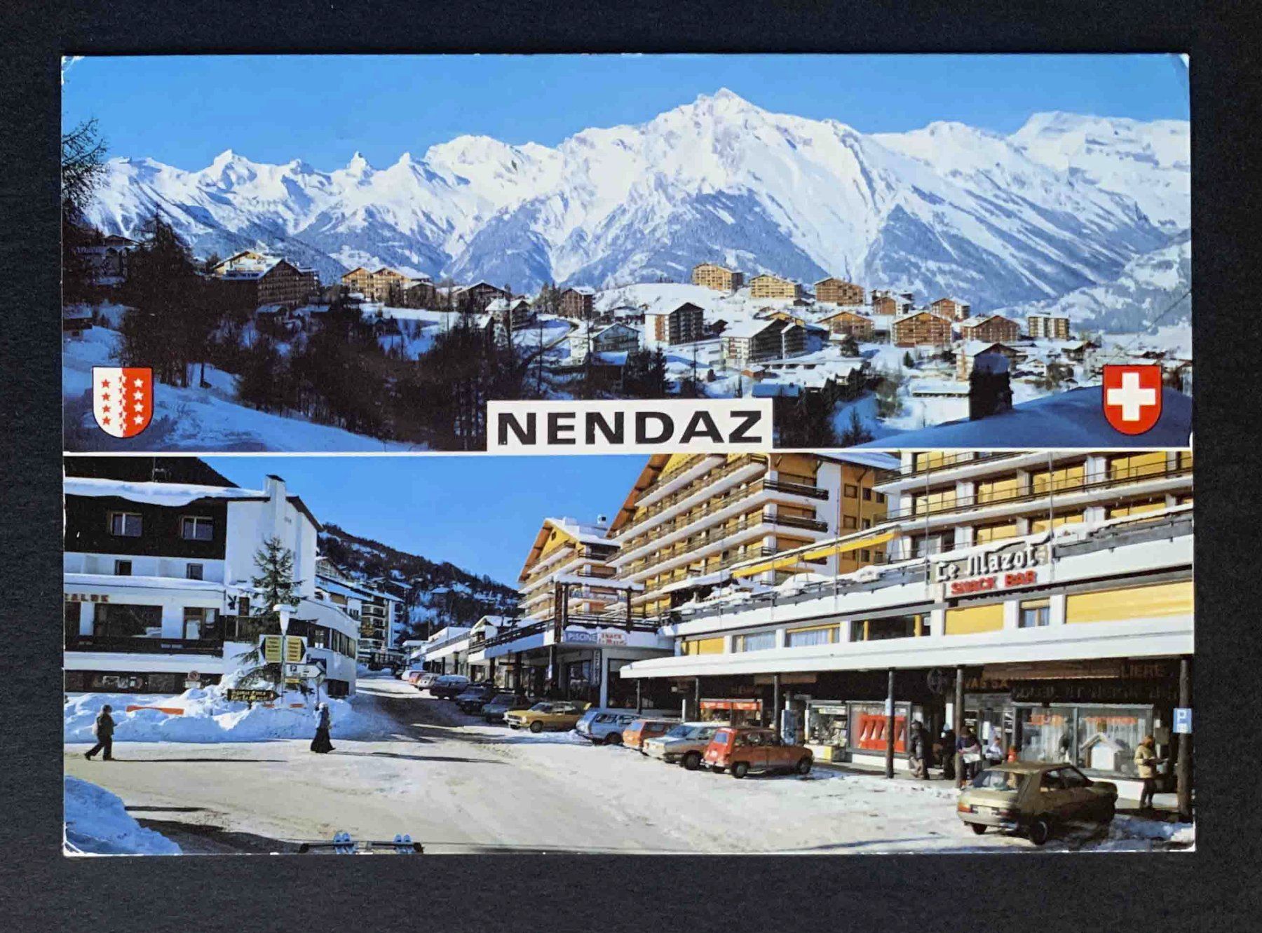 Cartoline postali: AK Nendaz Station Suisse – Usato da Goldau venduto da artelier1