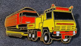 CC682 - Pin SBB Lokomotive Transport LKW Truck Tieflader