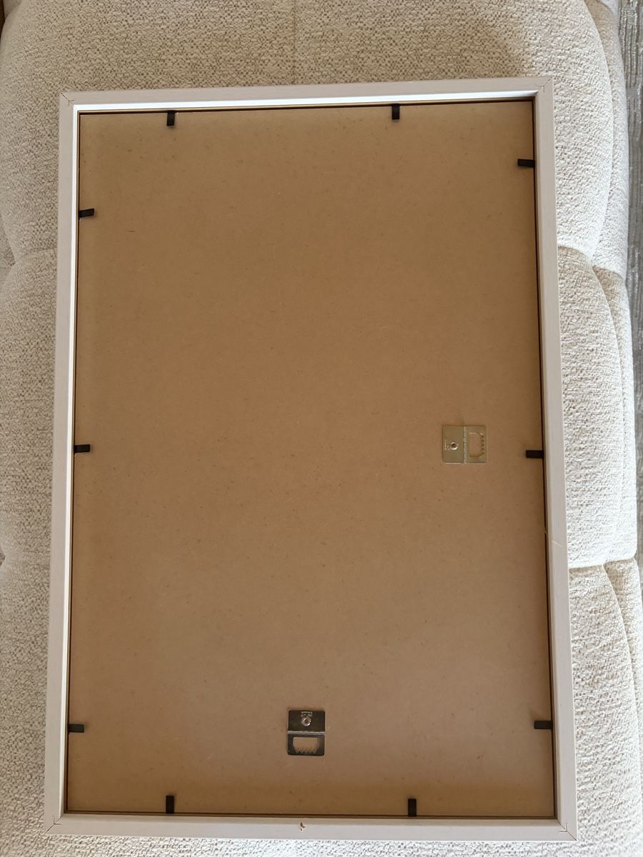 Poster & Bilder: Abstraktes Wandbild mit weissem Rahmen – Gebraucht aus Oberdiessbach von Chachacha95 2