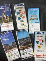 Ortskarten BIEL / BIENNE & SEELAND & BERNER JURA