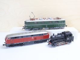 Märklin 3 x Loks H0 - SBB Ae 6/6 & mehr - Set