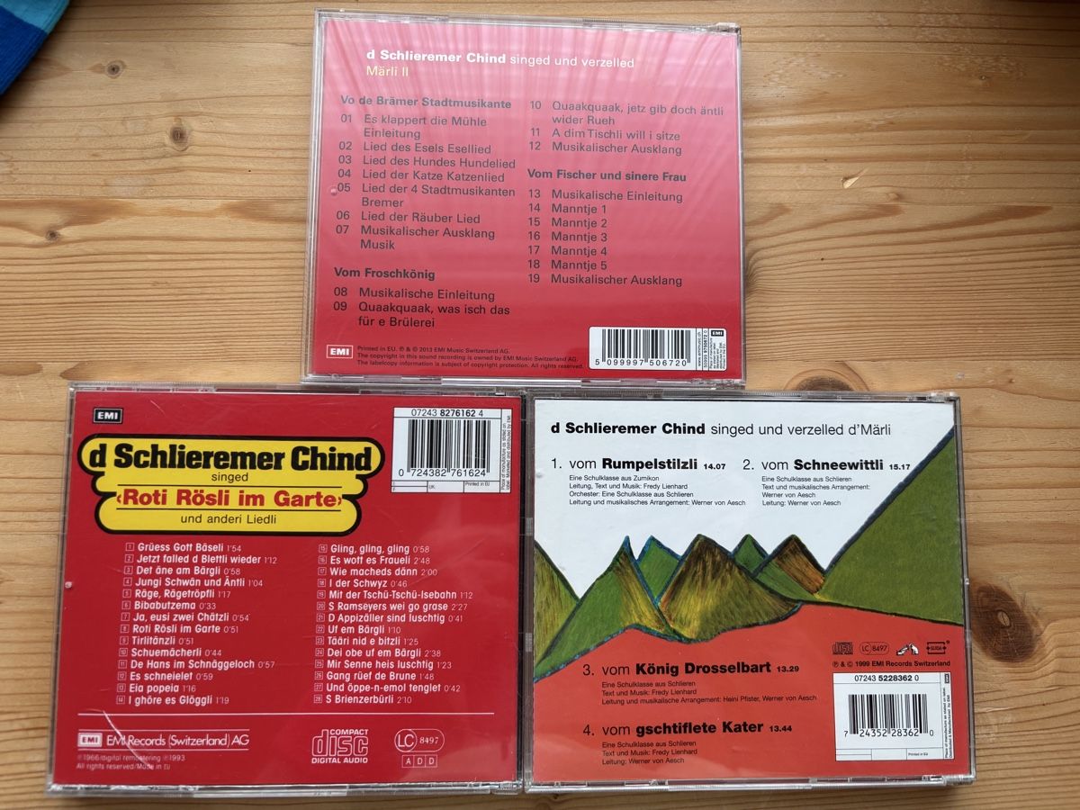 CDs: 3 CD Schlieremer Chind – Gebraucht aus Hombrechtikon von ufpasse 1