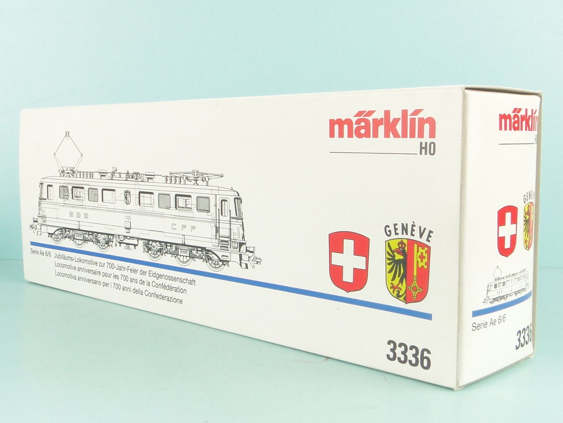 Märklin Modellini di ferrovie: Märklin 3336 Ae 6/6 Genf – Usato da Bülach venduto da cann11 2