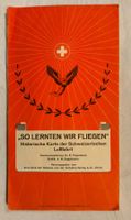 Historische Karte der Schweizerischen Luftfahrt 1941