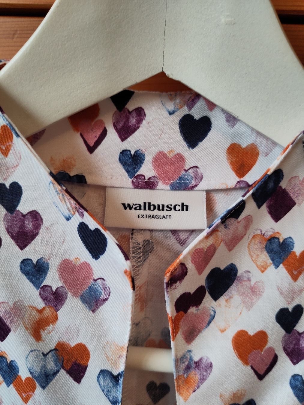 Walbusch Camicette: Walbusch Bluse mit Herzenmuster, Gr. 36, neuwertig – Nuovo (secondo la descrizione) da Aarburg venduto da mar_xc9j 3