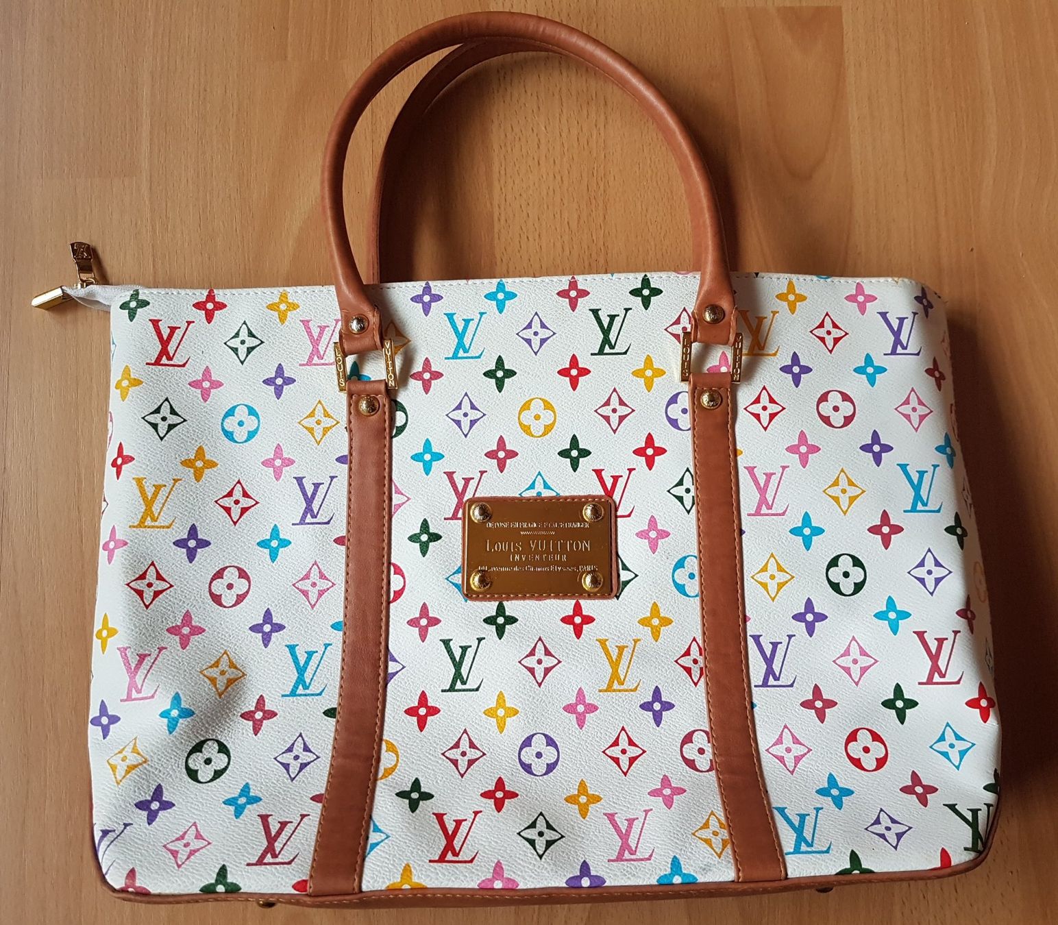 Louis Vuitton Taschen für Damen: LOUIS VUITTON TASCHE / MULTICOLORE WEISS – Gebraucht aus Sax von spazieren 1