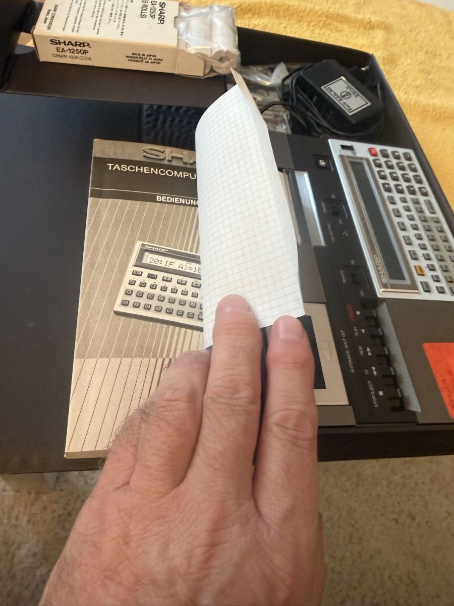 PC: SHARP PC-1251 Vintage Pocket Computer mit Kassettenrekorder  – Usato da Baden venduto da noli.r 5