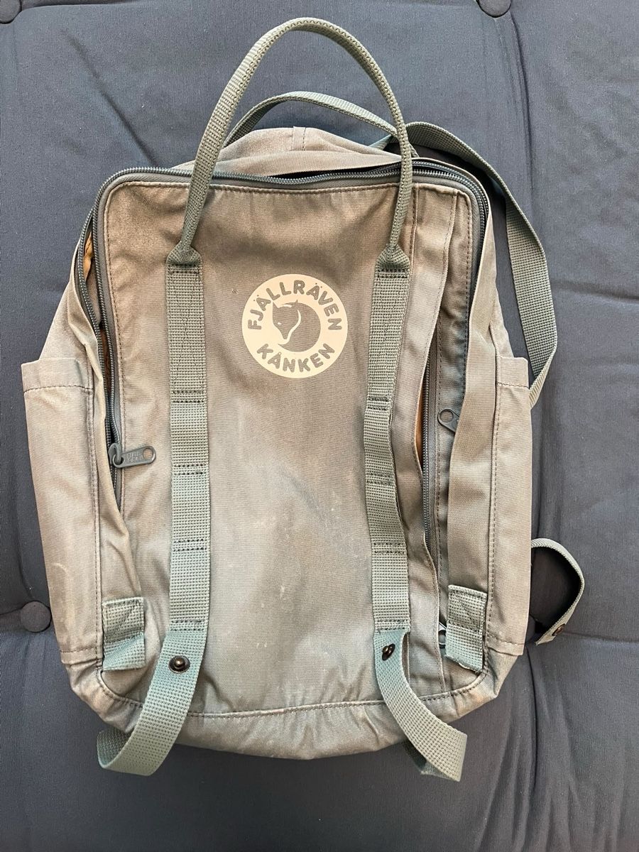Zaini: Fjällräven Tree Kånken Rucksack graublau – Usato da Volketswil venduto da Jonathanjames