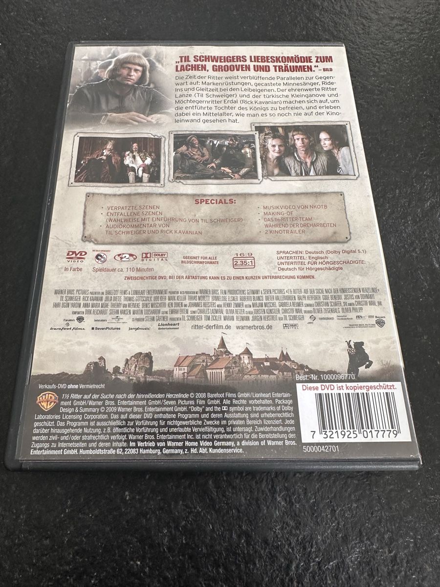 Tutti i DVDs: DVD 1 1/2 Ritter – Usato da Flüelen venduto da sas_pl7j 1