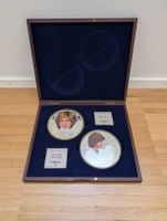 Gedenkmedaillen-Set Diana – inkl. Schatulle 