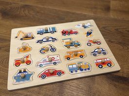 Puzzle im Holz 
