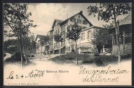 AK Macolin, Hotel Bellevue, 1902
