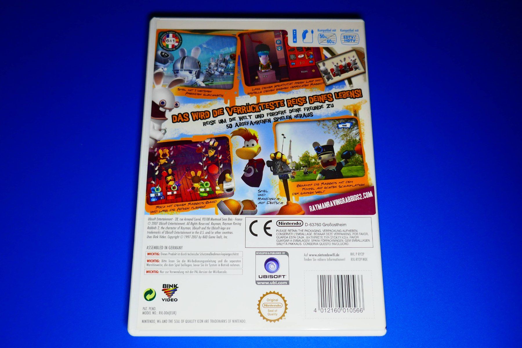 Nintendo Giochi: Rayman : Raving Rabbids 2 - Nintendo Wii – Usato da Vuarrens venduto da Espace-Retro 2