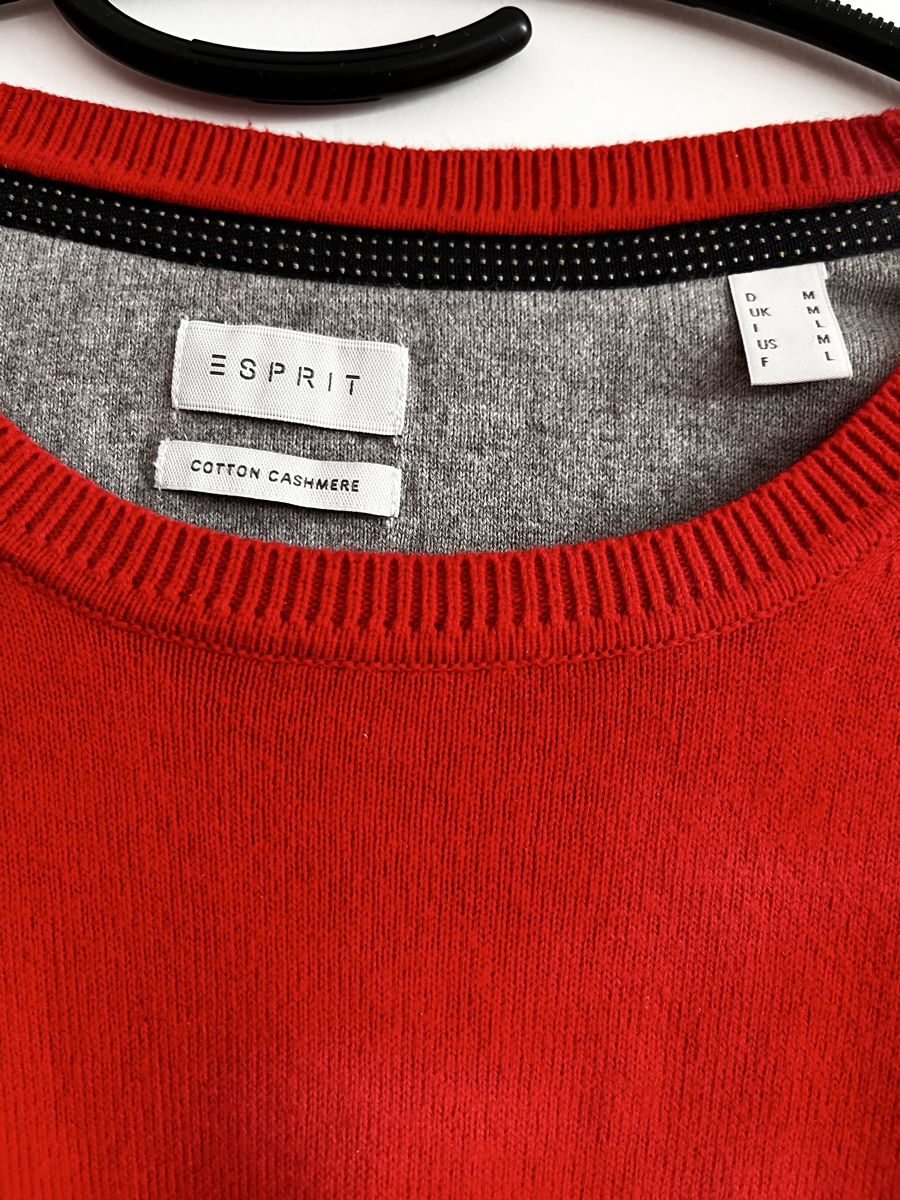 Esprit Maglioni & Felpe: Pull homme Esprit rouge coton cashmere Taille M – Usato da Romont FR venduto da cat_j6ww 2